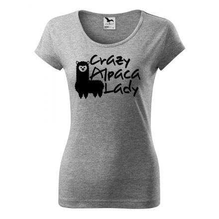 Alpaca póló - Crazy Alpaca Lady