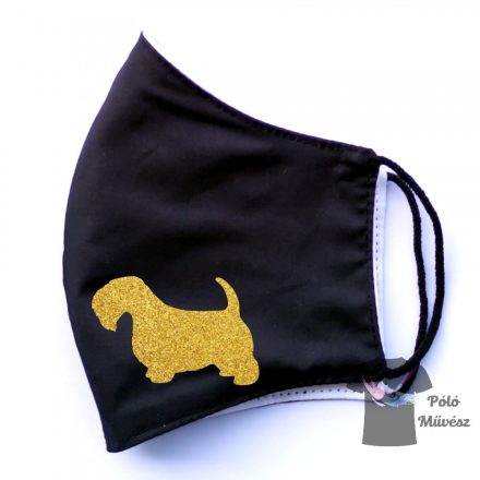 Sealyham  Terrier maszk - Kutyás Maszk, Mosható textil szájmaszk