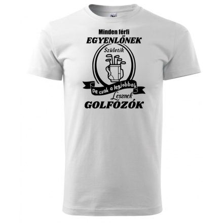 Golfos póló - golfkocsi