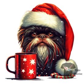   Karácsonyi Affenpinscher póló - Affen pulcsi - Kutyás póló - Egyedi Feliratos póló