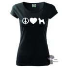 Akita póló - Akitás póló - Kutyás póló - Egyedi Feliratos póló