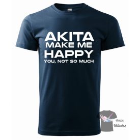   Akita póló - Akitás póló - Kutyás póló - Egyedi Feliratos póló