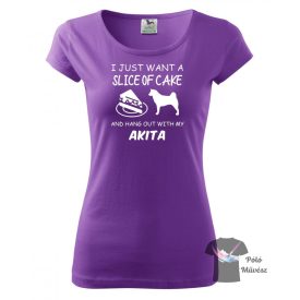  Akita póló - Akitás póló - Kutyás póló - Egyedi Feliratos póló
