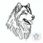 Alaszkai Malamut póló - Malamutos póló - Kutyás póló - Egyedi Feliratos póló