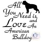 Amerikai Bulldog póló - American Bulldog póló - Kutyás póló - Egyedi Feliratos póló