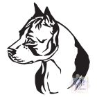 Amerikai Staffordshire Terrier póló - Amstaff póló - Kutyás póló - Egyedi Feliratos póló