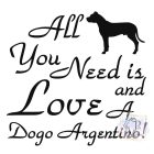 Argentín Dog póló - Dogo Argentino póló -  Kutyás póló - Egyedi Feliratos póló