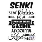 Angol Springer Spániel póló - Spánieles póló - Kutyás póló - Egyedi Feliratos póló