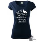 Angol Springer Spániel póló - Spánieles póló - Kutyás póló - Egyedi Feliratos póló