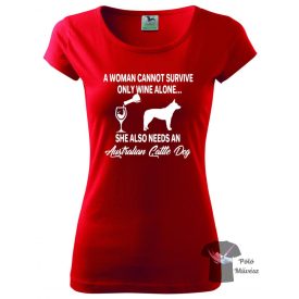   Ausztrál Pásztorkutya póló - Australian Cattle Dog póló - Kutyás póló - Egyedi Feliratos póló