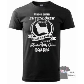   Ausztrál Silky Terrier póló - Australian Silky Terrier póló - Kutyás póló - Egyedi Feliratos póló