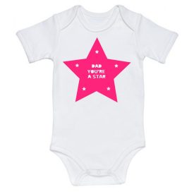 Apák Napja Baba Body - Egyedi Feliratos Baba Body