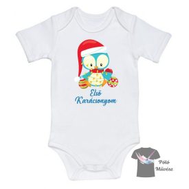   Első Karácsonyom Baba Body - Karácsonyi Baba Body - Egyedi Feliratos Baba Body