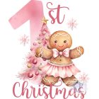 Első Karácsony Baby Body - Feliratos Baba Body - Karácsonyi baba body