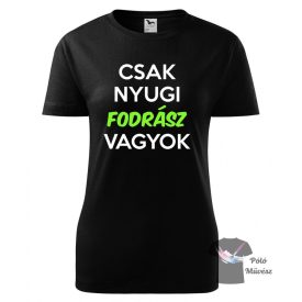   Borbély póló - Fodrász póló - Ajándék fodrásznak - Egyedi Póló