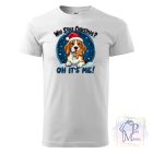 Karácsonyi Beagle póló - Beagle pulcsi - Kutyás póló - Egyedi Feliratos póló