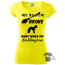   Bedlington Terrier póló - Bedlington póló - Kutyás póló - Egyedi Feliratos póló
