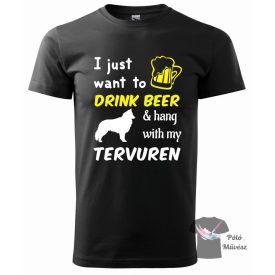   Belga Juhászkutya póló - Tervuren póló - Kutyás póló - Egyedi Feliratos póló