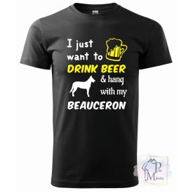   Beauceron póló - Berger de beauce póló - Kutyás póló - Egyedi Feliratos póló