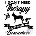 Beauceron póló - Berger de beauce póló - Kutyás póló - Egyedi Feliratos póló