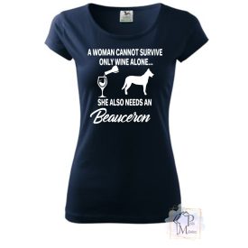   Beauceron póló - Berger de beauce póló - Kutyás póló - Egyedi Feliratos póló