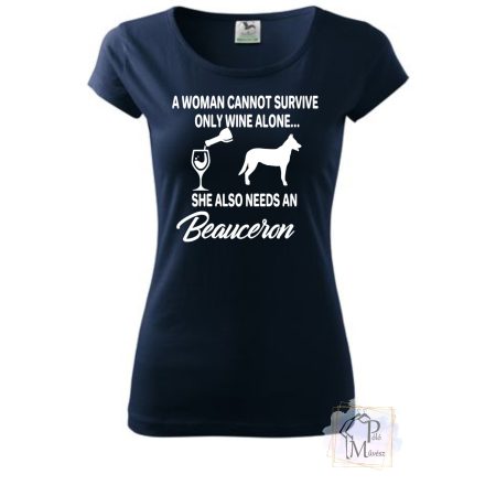 Beauceron póló - Berger de beauce póló - Kutyás póló - Egyedi Feliratos póló