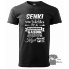 Senki sem tökéletes Bloodhound póló - Véreb póló - Kutyás póló - Egyedi Feliratos póló