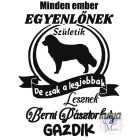 Berni Pásztorkutya póló - Bernese Mountain Dog póló - Kutyás póló - Egyedi Feliratos póló