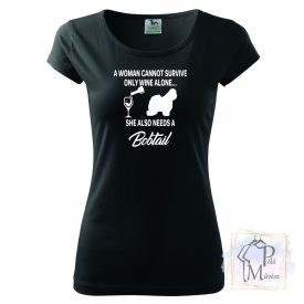   Bobtail póló - Óangol Juhászkutya póló - Kutyás póló - Egyedi Feliratos póló