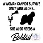 Bobtail póló - Óangol Juhászkutya póló - Kutyás póló - Egyedi Feliratos póló