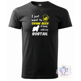   Bobtail póló - Óangol Juhászkutya póló - Kutyás póló - Egyedi Feliratos póló