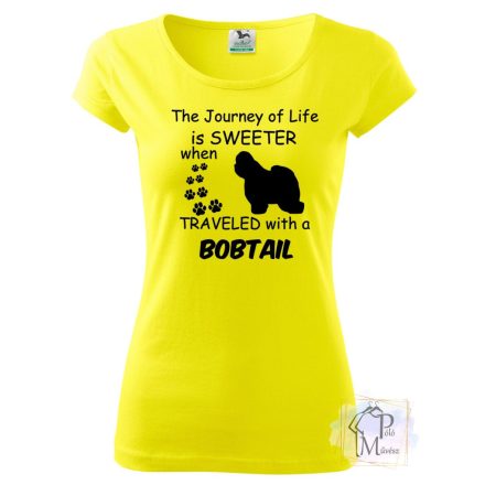 Bobtail póló - Óangol Juhászkutya póló - Kutyás póló - Egyedi Feliratos póló