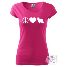   Bobtail póló - Óangol Juhászkutya póló - Kutyás póló - Egyedi Feliratos póló