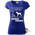 Border Terrier póló - Kutyás póló - Egyedi Feliratos póló