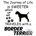 Border Terrier póló - Kutyás póló - Egyedi Feliratos póló