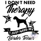 Border Terrier póló - Kutyás póló - Egyedi Feliratos póló