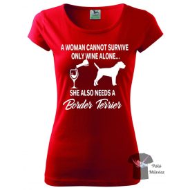   Border Terrier póló - Kutyás póló - Egyedi Feliratos póló
