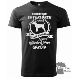   Border Terrier póló - Kutyás póló - Egyedi Feliratos póló
