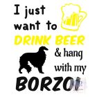 Orosz Agár póló - Borzoi pulcsi - Kutyás póló - Egyedi Feliratos póló