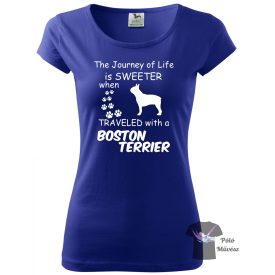   Boston Terrier póló - Kutyás póló - Egyedi Feliratos póló