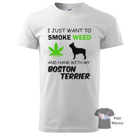  Boston Terrier póló - Kutyás póló - Egyedi Feliratos póló