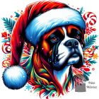 Német Boxer karácsonyi póló - Boxer pulcsi - Kutyás póló - Egyedi Feliratos póló