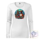 Német Boxer karácsonyi póló - Boxer pulcsi - Kutyás póló - Egyedi Feliratos póló