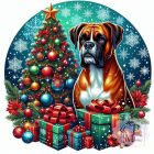 Német Boxer karácsonyi póló - Boxer pulcsi - Kutyás póló - Egyedi Feliratos póló