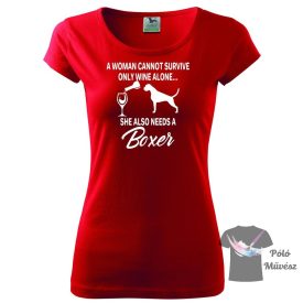   Német Boxer póló - Boxer pulcsi - Kutyás póló - Egyedi Feliratos póló