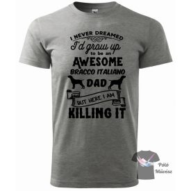   Bracco Italiano póló - Olasz Vizsla póló - Kutyás póló - Egyedi Feliratos póló