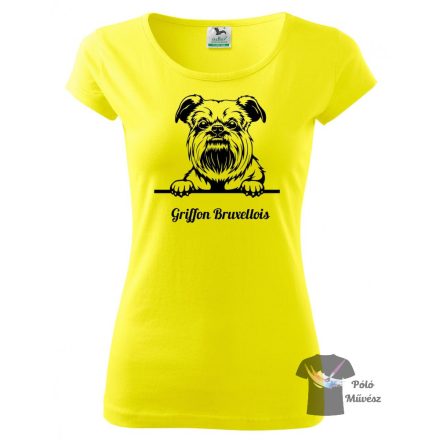 Brüsszeli Griffon póló - Brussels Griffon póló - Kutyás póló - Egyedi Feliratos póló