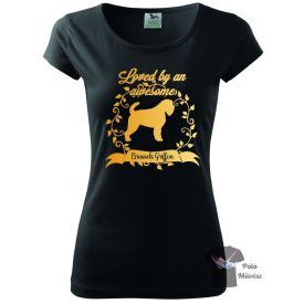   Büsszeli Griffon póló - Brussels Griffon póló - Kutyás póló - Egyedi Feliratos póló