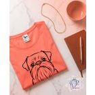 Brüsszeli Griffon póló - Brussels Griffon póló - Kutyás póló - Egyedi Feliratos póló