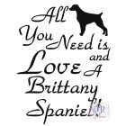 Brittany Spániel póló - Spánieles póló - Kutyás póló - Egyedi Feliratos póló